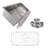 Pro Series 32.5'' L Single Bowl Stainless Steel Kitchen Sink