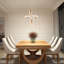 Luminaire suspendu 4 lumières Boho Coastal