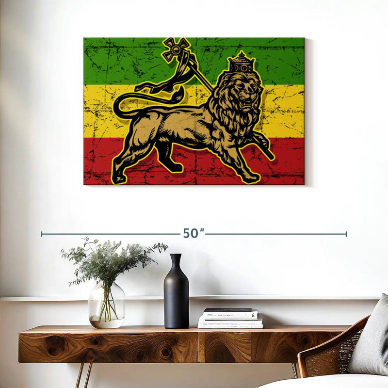 Borges Lion Of Judah, 24" H x 36" W