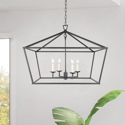 Dianna Four Light 28 Inches Wide Lantern