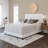 Boyd Sleep Napoli Faux Leather Fabric Upholstered Platform Bed Frame w/Adjustable Headboard, no Noise Strong Wood Slat Support, Box Spring/Foundation Required, Easy Effortless Assembly,-286816232-286816236