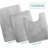 Aighan 3 Piece Ultra Soft and Absorbent Memory Foam Bath Rug Set with Non-Slip Backing-2072193281