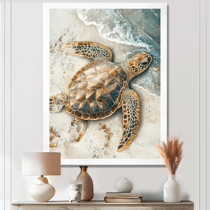 Cohner - animaux, art mural, H 44 po x l 34 po, Reproduction encadrée d'une seule photo, Blanc