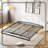 Heavy Duty Metal Platform Bed Frame, Low Profile Bed Frame, Mattress Foundation with Steel Slats Support-938383214-938383200