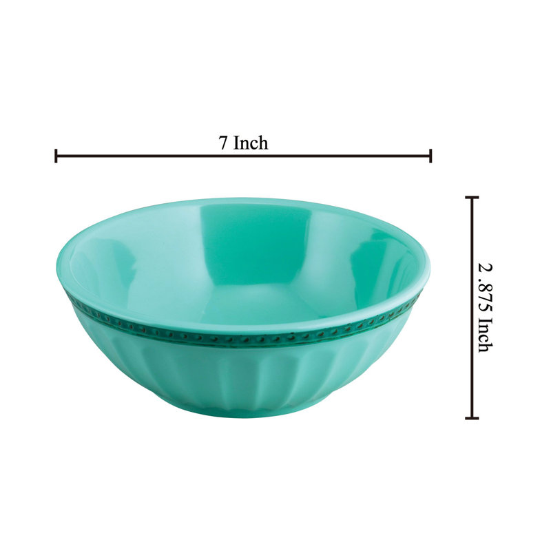 Chateau, 7" Bowl, Turquoise S6
