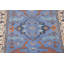 Tapis oriental bleu fait à la main Oushak 4 x 6