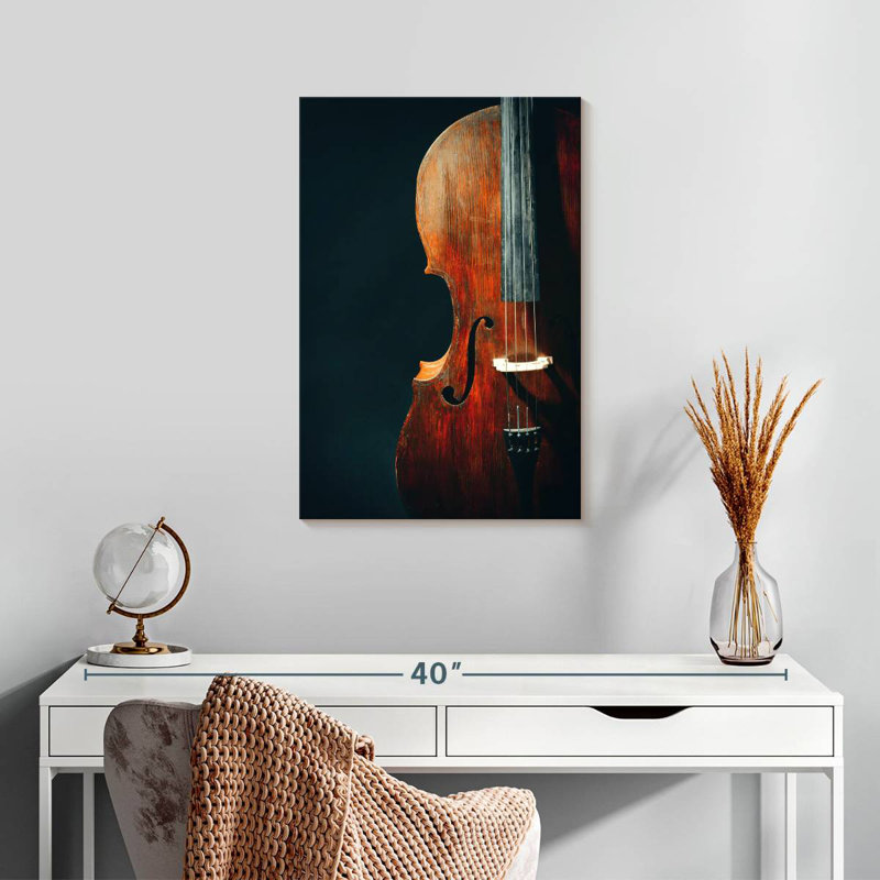 Abarca Classical Old Cello, 24" H x 16" W