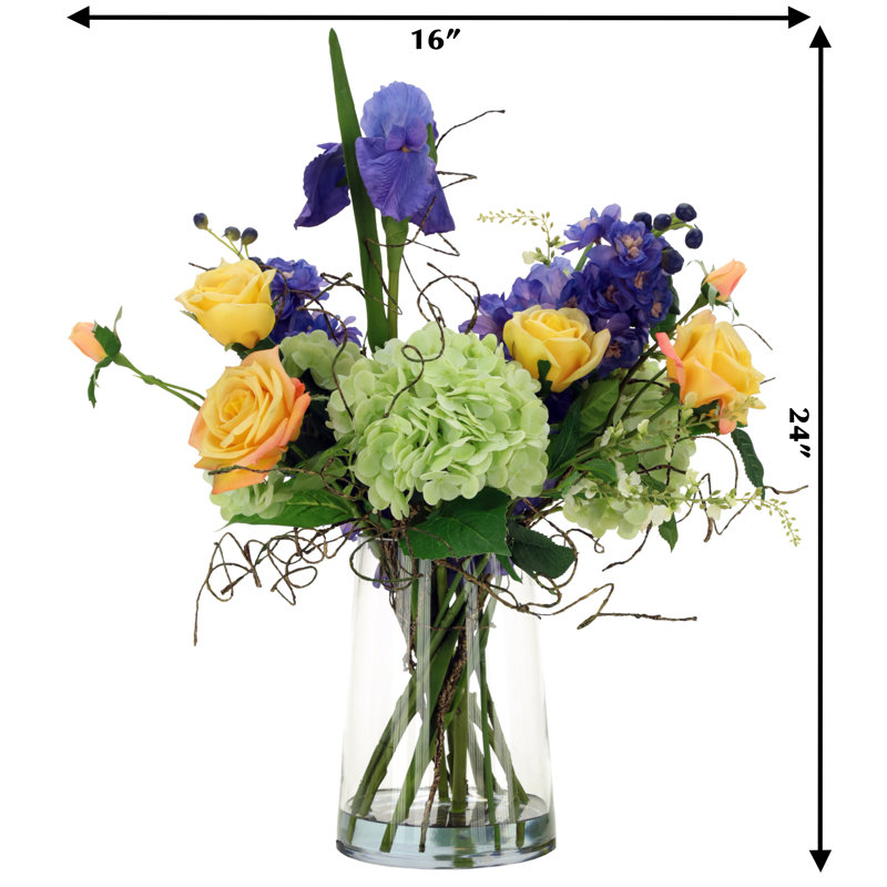 Large Garden Flower Bouquet - 24 Inches