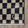 Dominique Abstract Checkered Fringe Area Rug