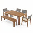 Ensemble repas 6 pièces Brendalyn