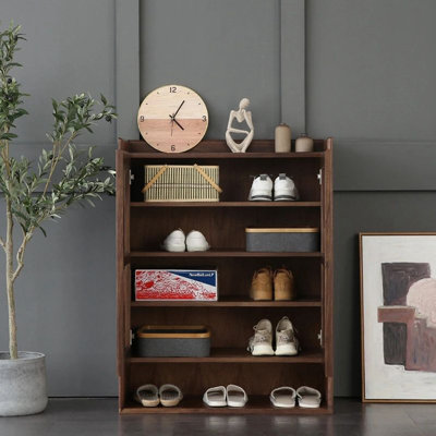 Floor Standing Fence Door Shoe Storage Cabinet