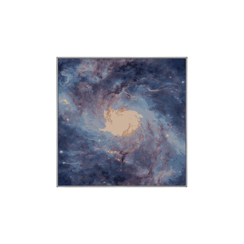 Tapis gris soyeux et moelleux, Carré 6 pi