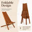 Chaise longue pliante Lois
