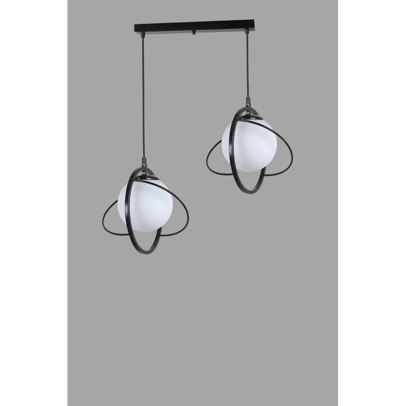 Chandle Chandelier, Black/White