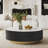 35.5'' Modern Round Coffee Table With Lift-off Top, Hidden Storage Space And 1 Drawer, No Assembly Required