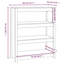 Kylisia 97cm H Solid Wood Standard Bookcase-221989110-221989113