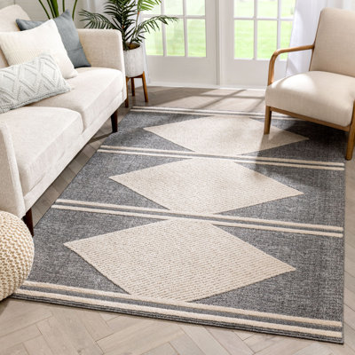 Harlow Moroccan Synthetic Area Rug