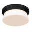 Plafonnier encastré noir intégré 11 pouces avec 1450 lumens 25W à haut rendement, 3 choix de température de couleur 3000K / 4000K 5000K, fonctionnalité à intensité variable, diffuseur en verre blanc gravé, intérieur