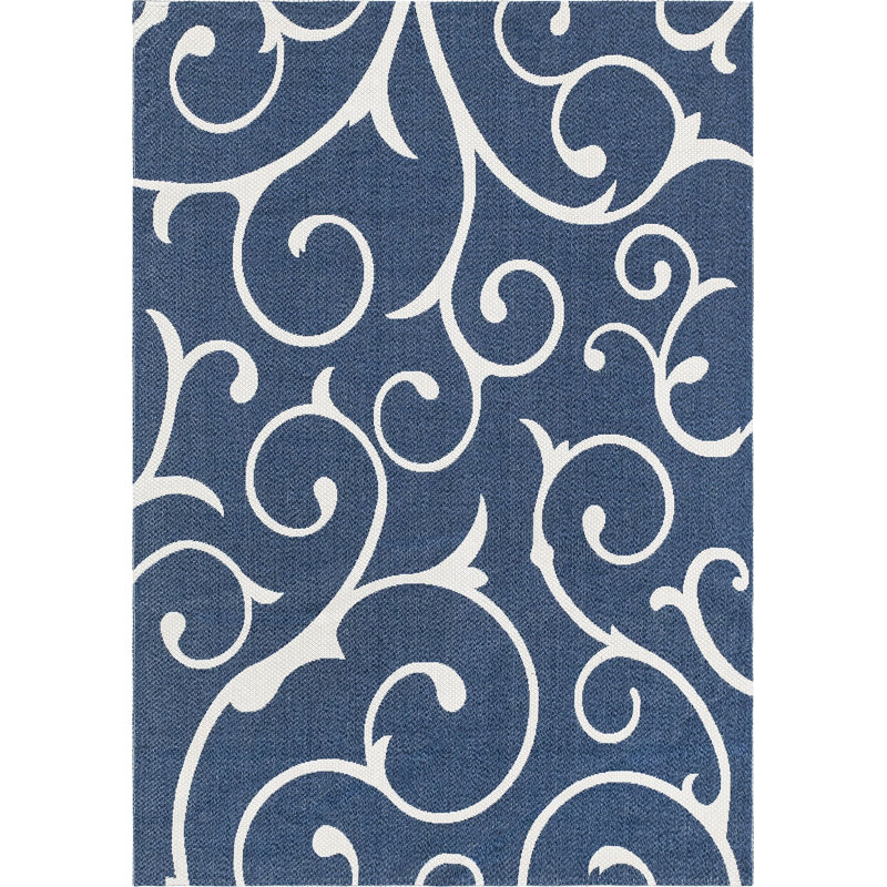 California Cotton Abstract Indoor Rug, Rectangle 6'4" x 9'