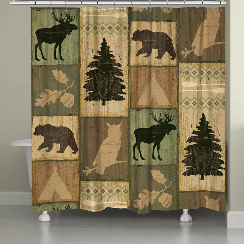 Doraville Shower Curtain, 71" H x 74" W