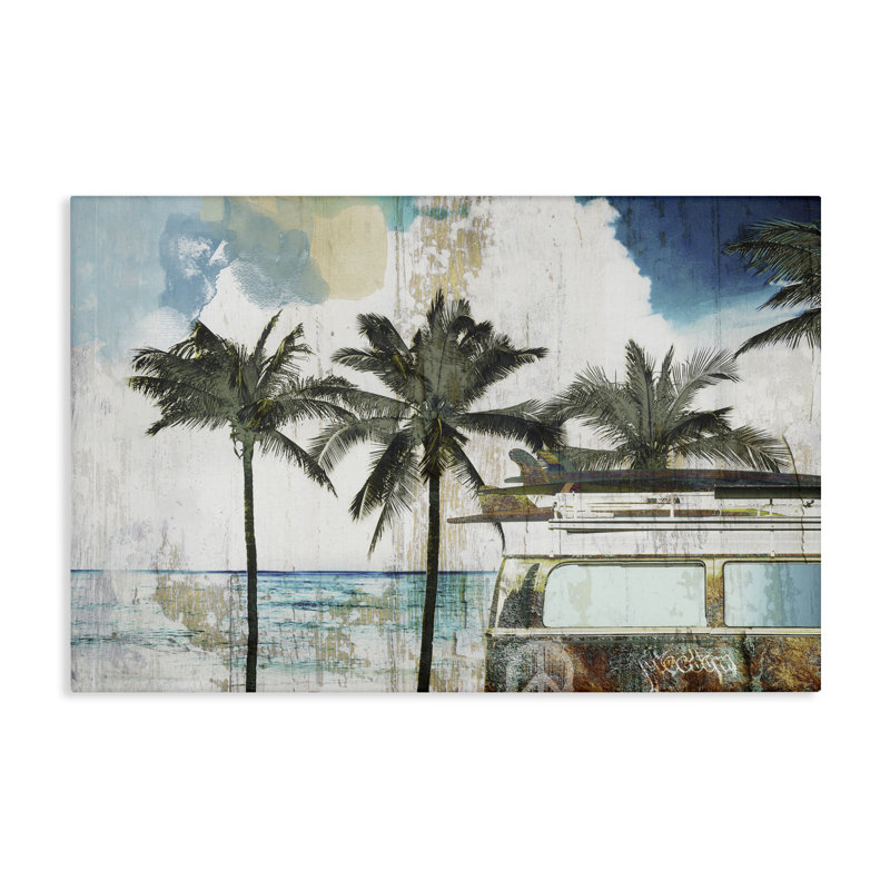 Toile de plage rétro, conception de Sasha