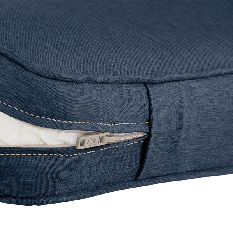 Housse de coussin d'extérieur Pina Fadesafe, H 3 po X l 42 po x p 18 po, Indigo