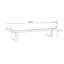 Banc rembourré en bois massif blanc-1679029939