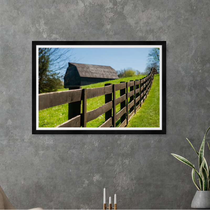 Bucolique - Photographie avec cadre photo