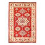 One-of-a-Kind Rectangle 4'11" X 7' Hand Knotted Area Rug