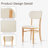 Arc Modern Solid Wood Upholstered Rounded Back Side Chair Set Of 2-865261557