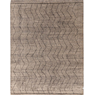Wool Chevron Area Rug