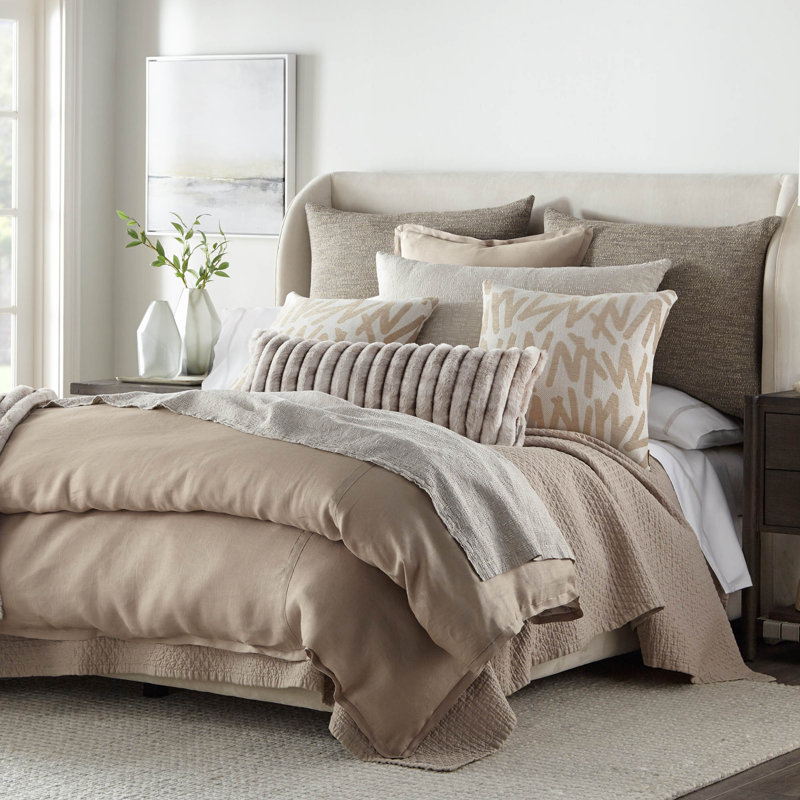 Terra Duvet Cover, Croissant, Queen Duvet Cover