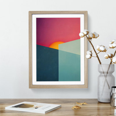Brilliant Abstract Sunset - Wall Art