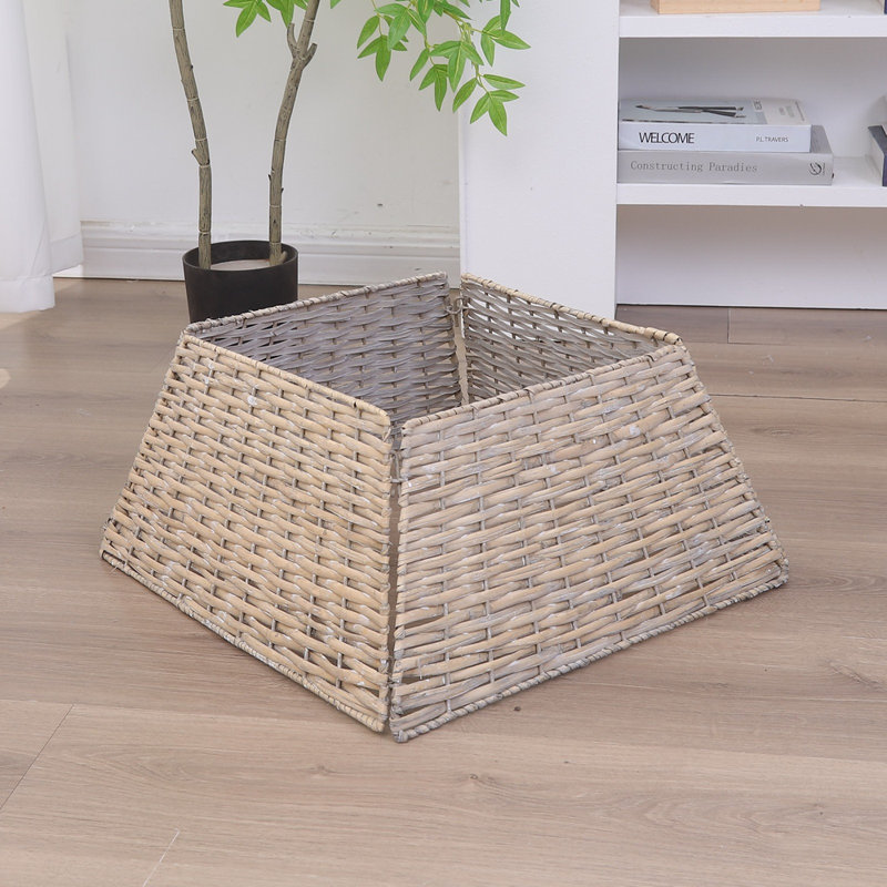 Moises Polyvinyl Chloride (PVC) Tree Skirt, Natural