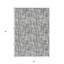 Tapis intérieur gris lavable abstrait 5 pi x 8 pi