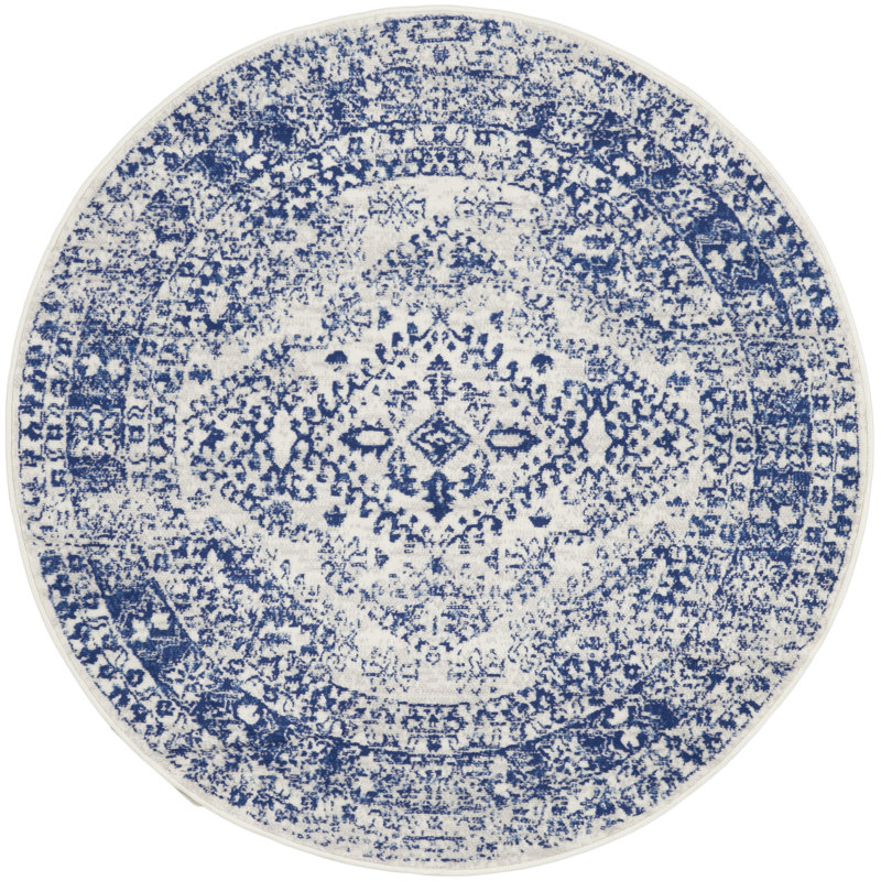Concow Indoor Rug, Round 5'
