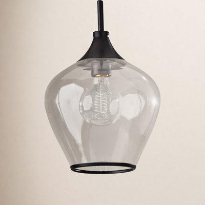 Single Light Glass Pendant