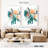 Harnek Teal And Peach Bouquet I-106962437