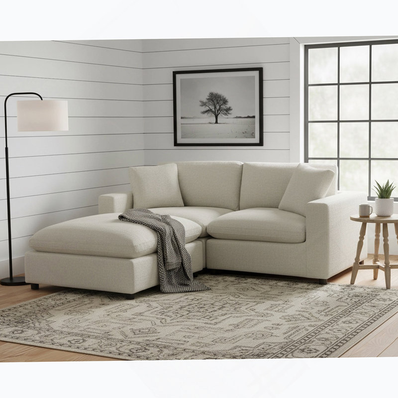 Ensemble de 3 pièces modulaires, Tissu beige
