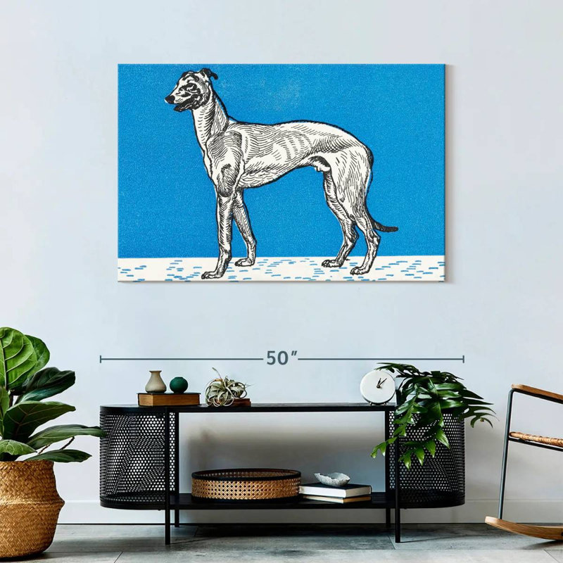 Brampt Greyhound III, 30" H x 45" W