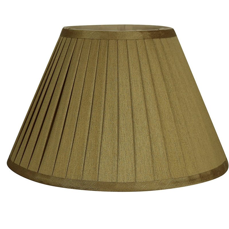 8'' H x 12'' W Silk Empire Lamp Shade, Gold