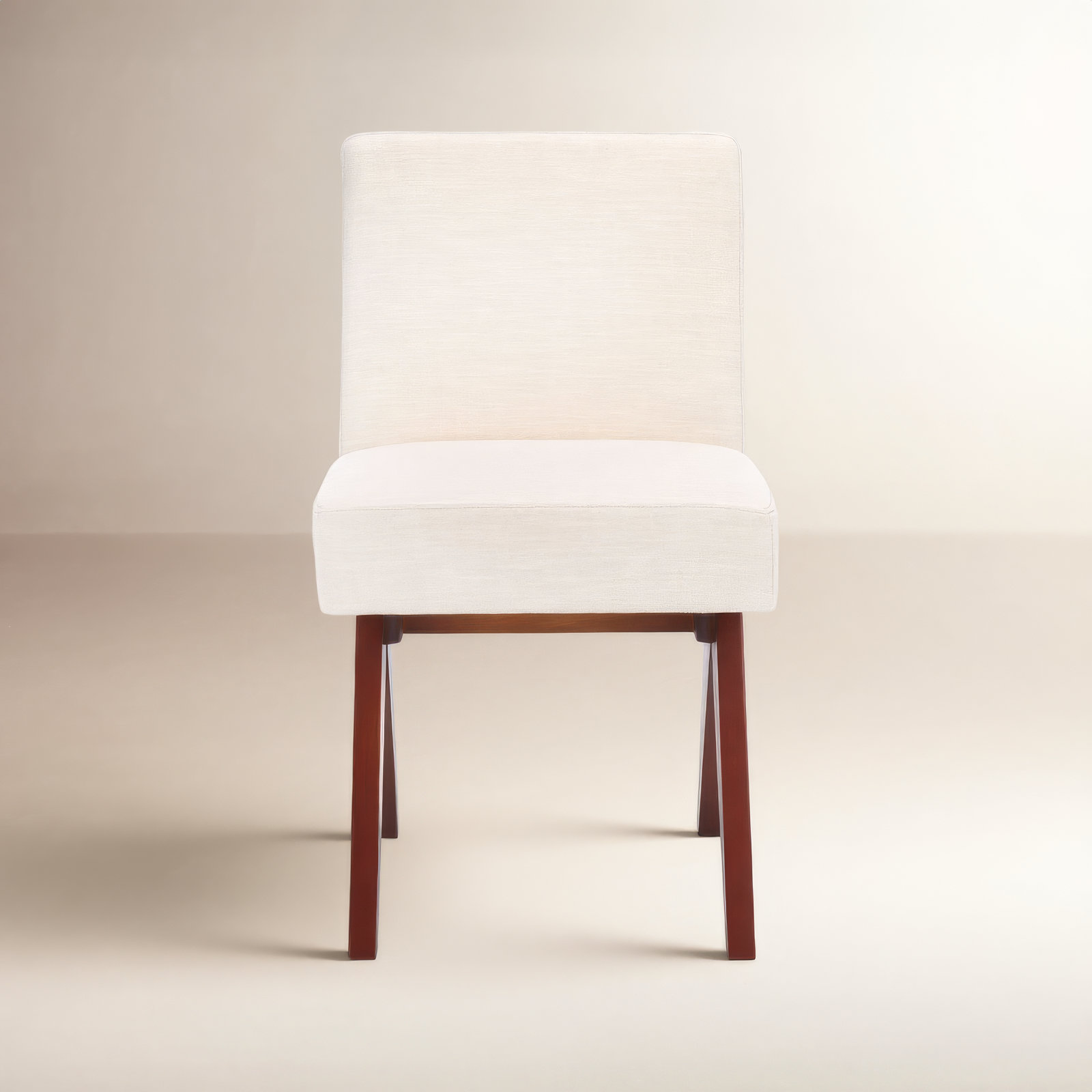Springdale Linen Oak Parsons Chair, Walnut