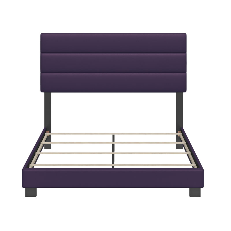 Base de lit tapissier Boyd Sleep Napoli, Complète, Mauve