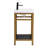 Raya 30 " W Freestanding Standard 1 Single Vanity Bathroom Vanity With Resin Top-290849582
