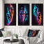 «Cosmic Astronaut Explorers», 3 pièces sur toile-1567221312-1567221315