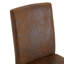 Chaise de salle à manger moderne Parsons avec pieds robustes en métal (ensemble de 4)-553392038-545802150-569559642
