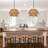 5-Light Hand-Woven Hemp Rope Chandelier