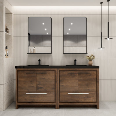 Catori 72" Double Bathroom Vanity Set