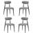 Estefanita Fabric Upholstered Metal Dining Chair-1172259040-1148979303