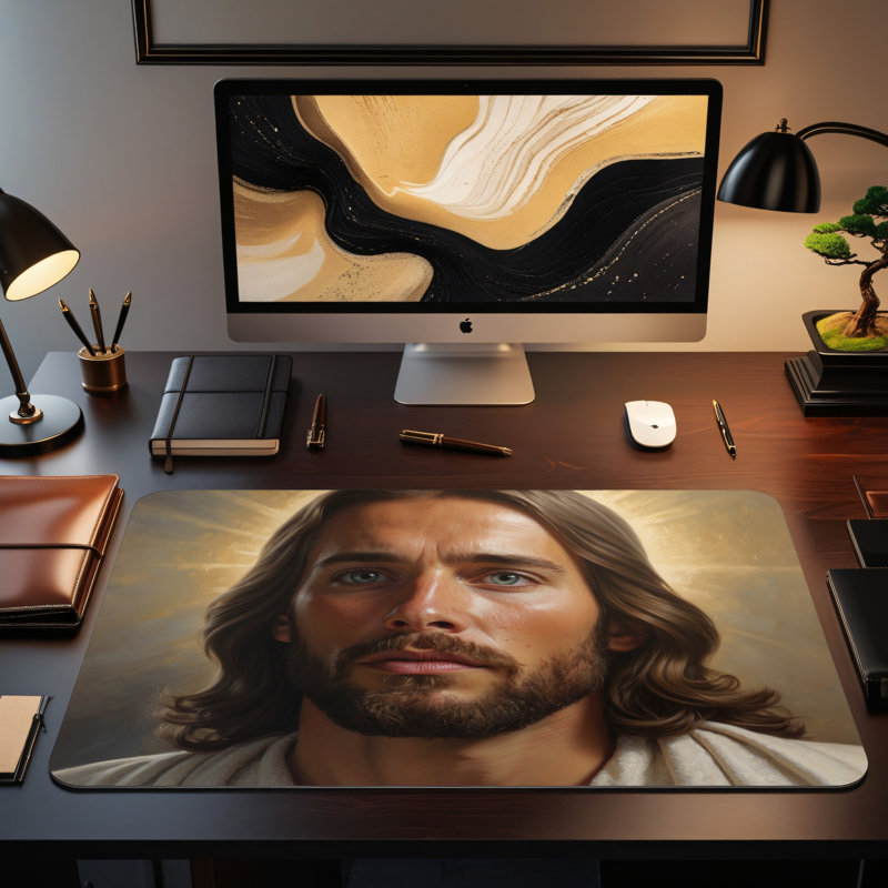 Polyester Desk Pad, 31.5x15.5